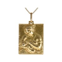 Colgante in Oro DONNA CHE ALLATTA